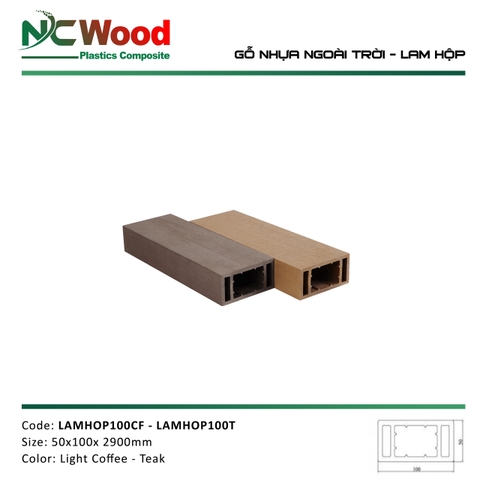 Lam hộp NCwood LAMHOP100CF - LAMHOP100T