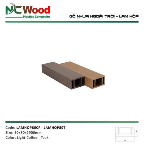 Lam hộp NCwood LAMHOP80CF-LAMHOP80T
