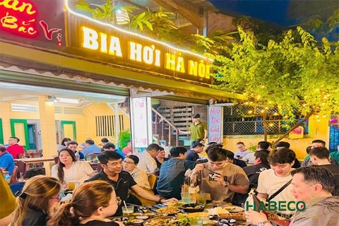 7 quán bia hơi Hà Nội quận 9 nức tiếng, khách đông nghịt