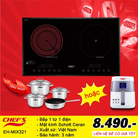 Bếp điện từ Chefs EH-MIX321