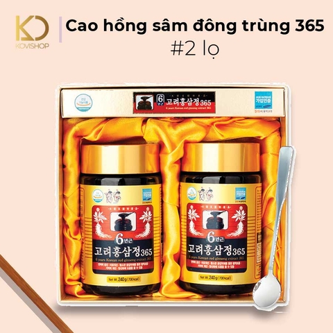 CAO HỒNG SÂM 365 - 2 LỌ