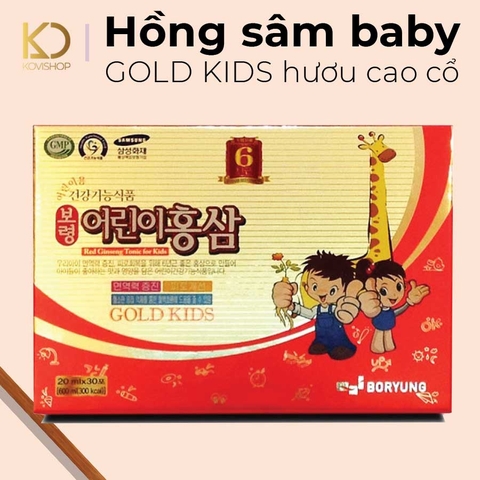 HỒNG SÂM BABY GOLD KIDS HƯƠU CAO CỔ