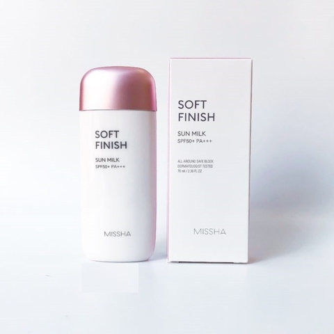 KCN Missha Sun Milk - Soft finish # hồng 70ml