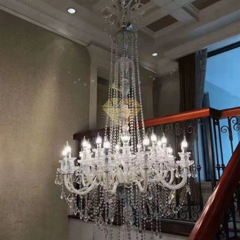 DIAMOND LIGHTING ĐÈN CHÙM PHA LÊ ASFOUR TÂN CỔ ĐIỂN - DC 035/24