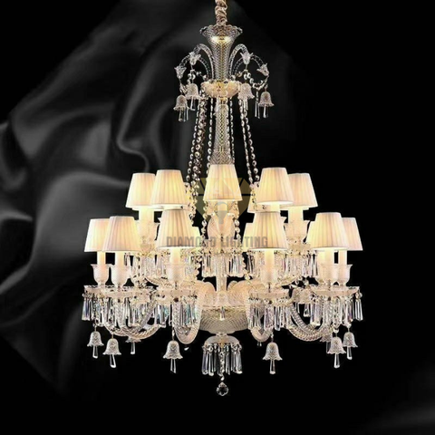 DIAMOND LIGHTING ĐÈN CHÙM PHA LÊ BACCARAT CỔ ĐIỂN - CN 7037/12T