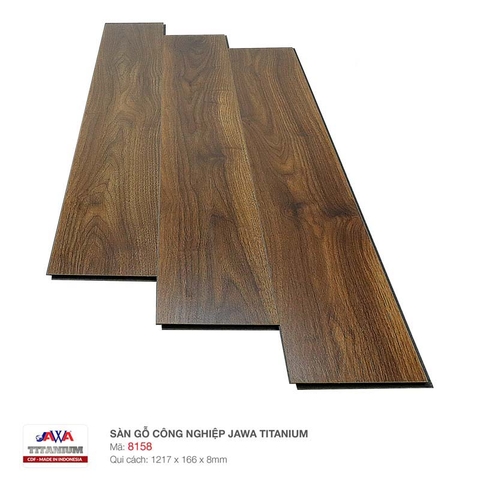 SÀN GỖ JAWA TITANIUM TB-8158 - CỐT ĐEN CDF INDONESIA