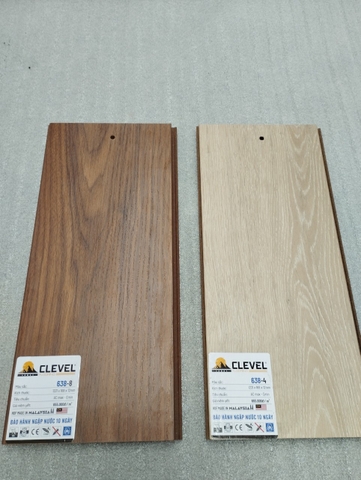 Sàn Gỗ Clevel 12mm - 638-8 - Malaysia