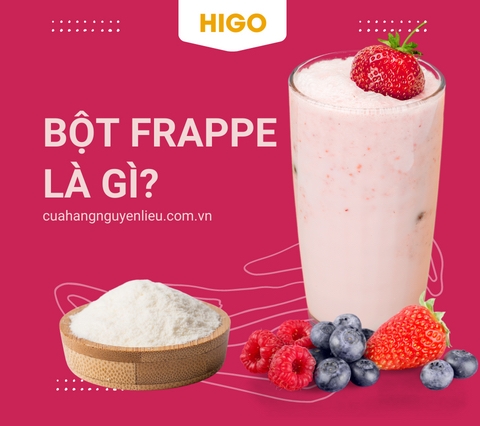 Bột frappe và công dụng trong pha chế