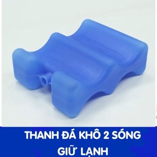 Thanh đá gel khô 2 sóng giữ lạnh trữ sữa mẹ, thực phẩm