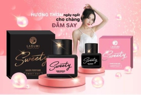 Nước hoa Vùng Kín Lagumi Sweety 5ml - Sweet Day - Ngày Ngọt ngào / Sexy Night - Đêm quyến rũ