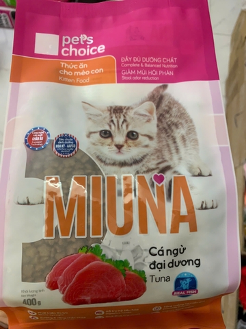 Thức ăn cho mèo con MIUNA kitten vị cá ngừ