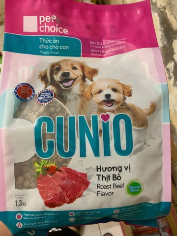Thức ăn cho chó con CUNIO puppy