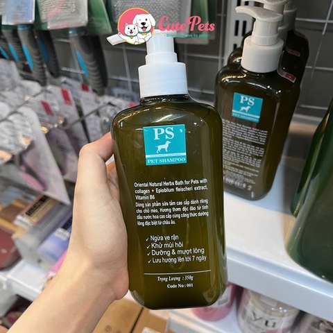 Sữa tắm chó mèo PS Pet Shampoo 350ml