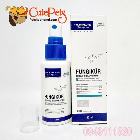 Thuốc trị nấm ghẻ Funkikur 50ml - Cutepets