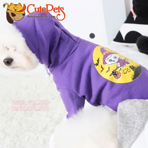 Áo thun 3 lỗ có mũ Hàn Quốc Urban dành cho chó mèo - CutePets