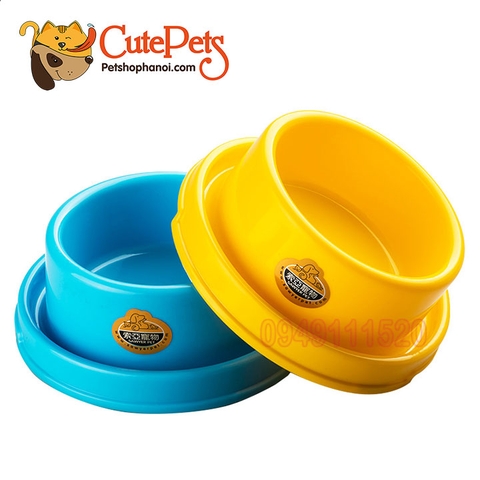 Bát nhựa đơn chống kiến 18cm dành cho chó mèo - Cutepets