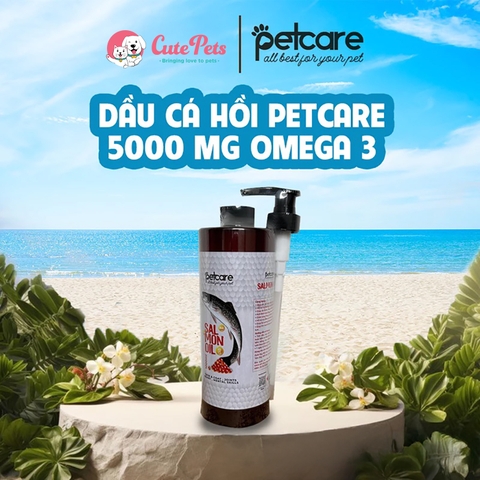 Dầu cá hồi PetCare Salmon Oil cho chó mèo - Cutepets