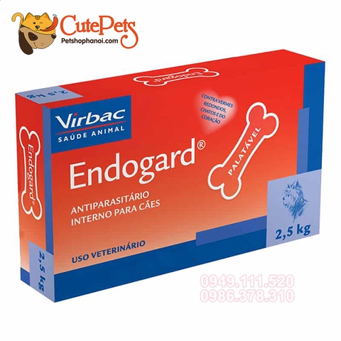 Thuốc Tẩy Giun Sán Cho Chó Endogard 10 – Virbac