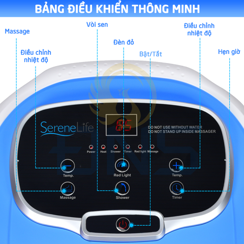 Máy ngâm chân tự động SereneLife SL12 – Máy ngâm chân SL12