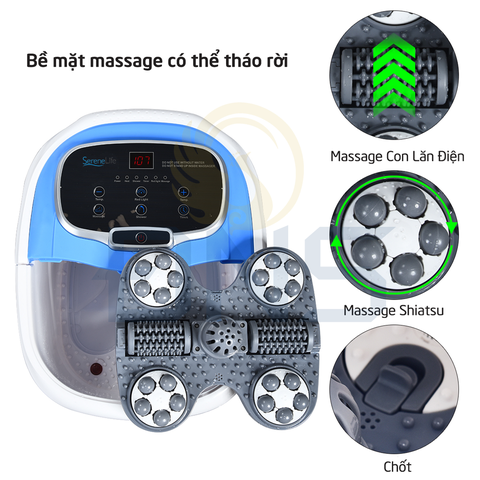 Bồn ngâm chân cắm điện SereneLife SL12