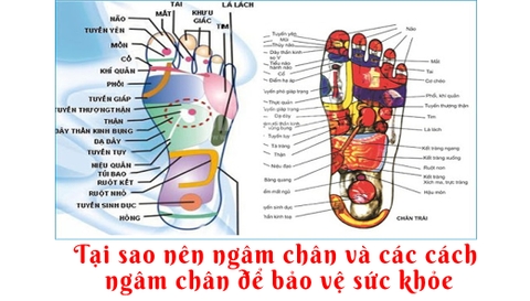 Tại sao nên ngâm chân và các cách ngâm chân để bảo vệ sức khỏe