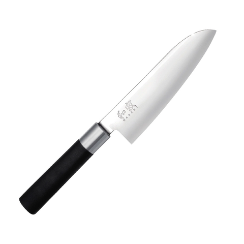 Dao Nhật Bản Wasabi Black 6716S, Dao Santoku 16.5cm