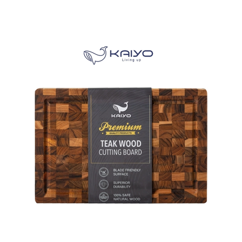 Thớt gỗ teak Kaiyo cao cấp DC01
