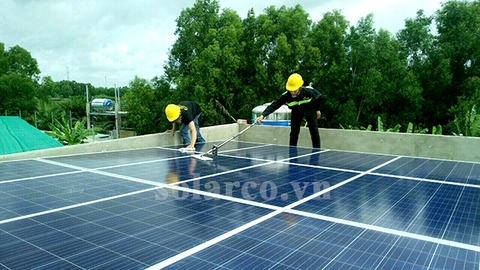 Hệ thống điện mặt trời hòa lưới 4kWp cho hộ gia đình chú Hùng tại Long An