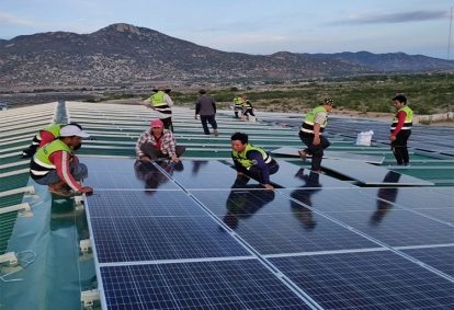 Hệ thống điện  mặt trời mái nhà công suất (5 x 210kWp-3p)-JINKO lắp đặt cho KH.PHAN THẾ TÀI