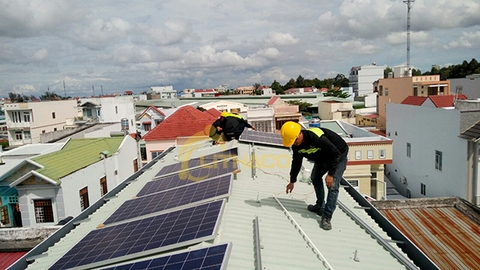 Hệ thống điện mặt trời hòa lưới 3.3kWp cho hộ gia đình anh Liêm tại TP Cần Thơ