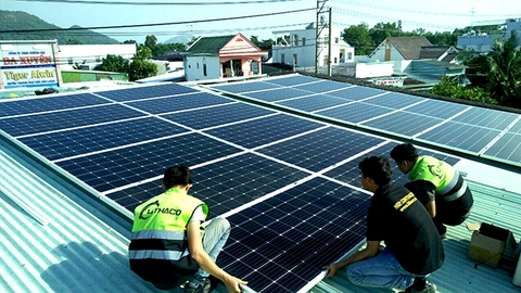 Hệ thống điện mặt trời hòa lưới 20kWp cho hộ kinh doanh chị Lan Phương tại Tri Tôn - An Giang