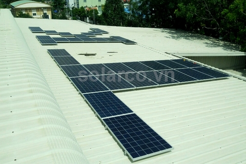 Hệ thống điện mặt trời hòa lưới 10.40kWp cho doanh nghiệp tại Q12 TPHCM