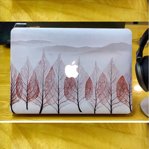 Ốp Macbook chiếc lá mùa thu- C015 - Macbook Air 13