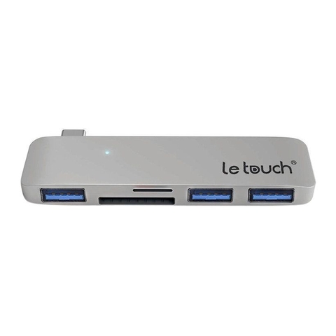 CỔNG CHUYỂN LETOUCH COMBO HUB 5 IN 1 - Grey
