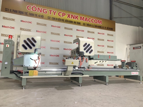 Máy cắt  nhôm hai đầu SK 09 lưỡi 500mm