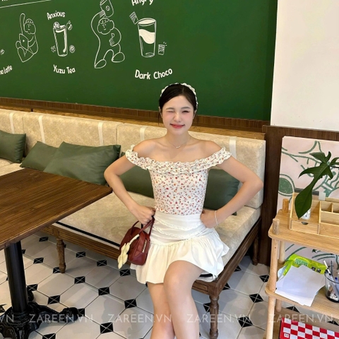 CHÂN VÁY XÒE PHỐI BÈO ZAREEN VAA53