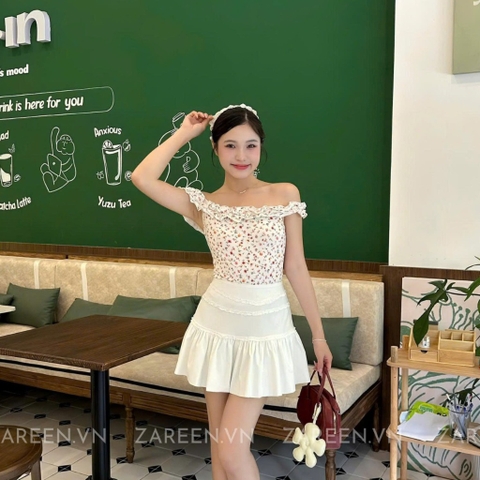 CHÂN VÁY XÒE PHỐI BÈO ZAREEN VAA53