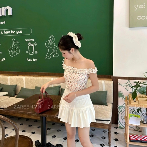 CHÂN VÁY XÒE PHỐI BÈO ZAREEN VAA53