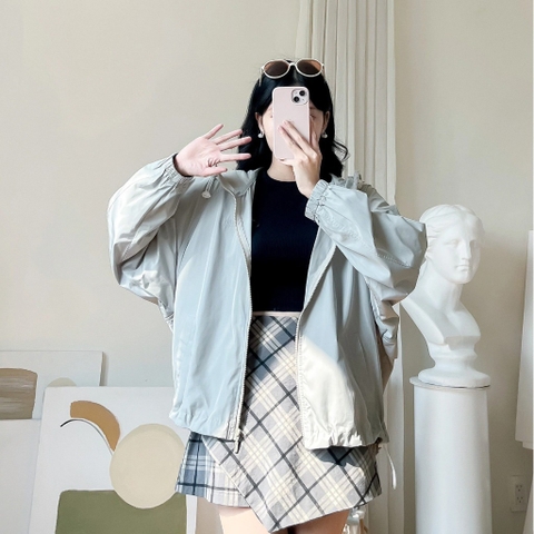 CHÂN VÁY CARO NGẮN ĐẮP CHÉO ZAREEN VAA42