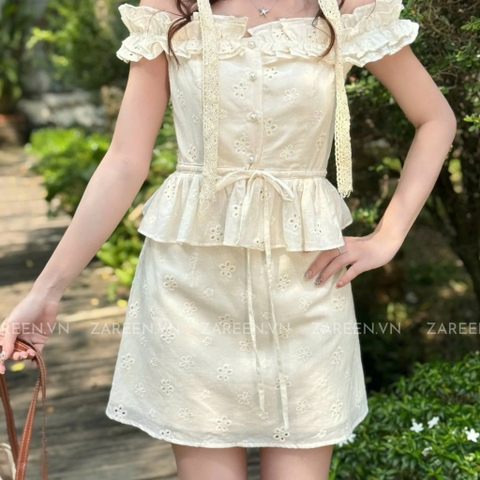 CHÂN VÁY THÊU DÁNG A ZAREEN VAA52