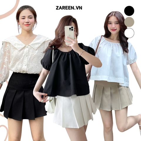 CHÂN VÁY NGẮN XẾP LY ZAREEN VAA41