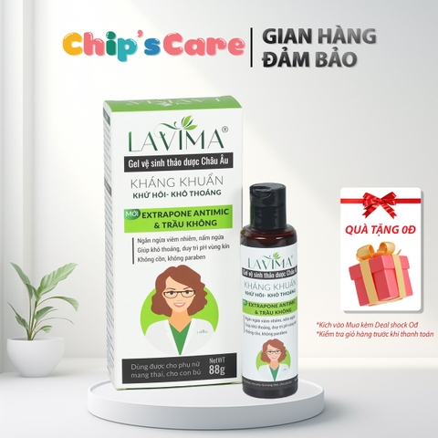 Gel rửa phụ khoa Lavima – 100% thảo dược Châu Âu (88G)