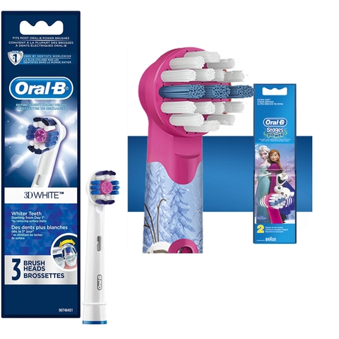 Set đầu bàn chải điện Oral B Người lớn và Trẻ Em