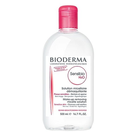 Nước tẩy trang Bioderma Sensibio H20 hồng
