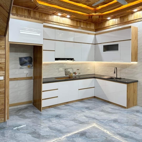 Tủ Bếp Nhựa Cao Cấp KB13