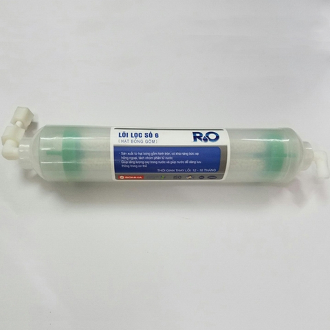 Lõi lọc R.O số 6 lõi bóng gốm