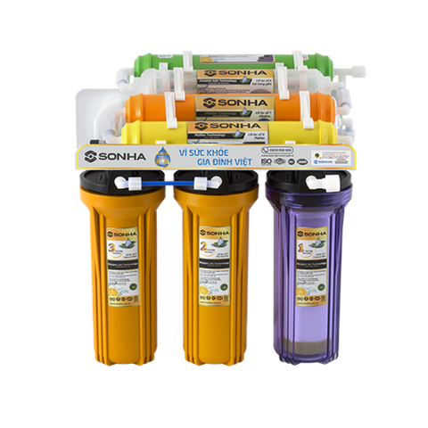 Máy lọc nước 9 cấp lọc, có bơm hút đẩy