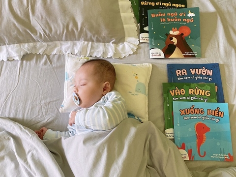 Bí quyết dỗ con ngủ ngon thông qua sách ehon buồn ngủ ơi là buồn ngủ