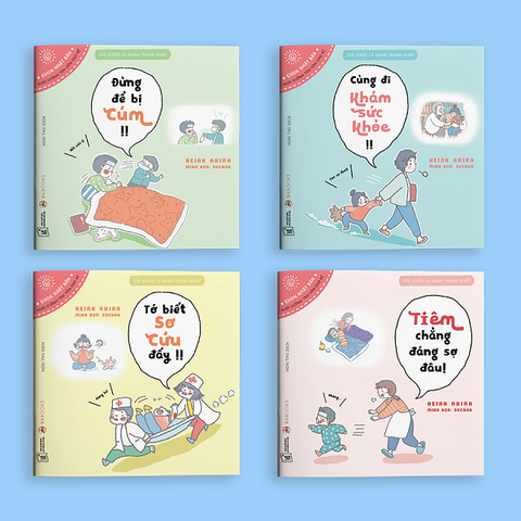 Sách Ehon sức khỏe dạy trẻ các kỹ năng phòng bệnh ngay từ giai đoạn 2 – 6 tuổi