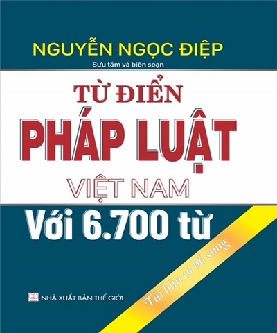 Sách Từ Điển Pháp Luật Việt Nam Với 6700 từ